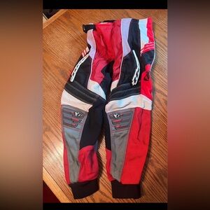 Youth Thor Red and Black Motocross Racing Pants Size 18